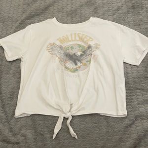 White Vintage Crop Top